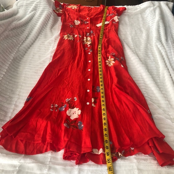 Capulet Red Floral Maxi Dress - Picture 6 of 11